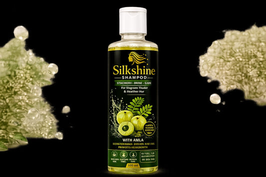 Silkshine Amla Herbal Shampoo | Strong & Healthy Hair Care (100ml)