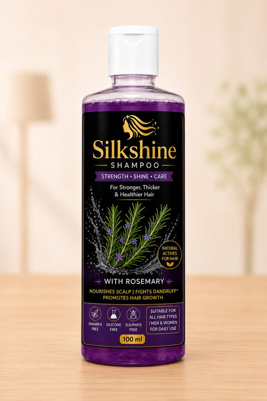 Silkshine Rosemary Herbal Shampoo | Anti-Dandruff & Hair Growth Care (100ml)
